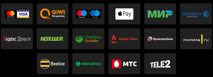 Методы пополнения и вывода